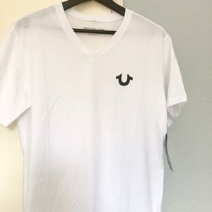True religion shirt. New. White. Medium